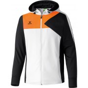 Veste d'entraînement avec capuche Premium One Erima homme blanche/noire/orange néon - 