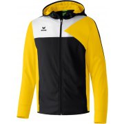 Veste d'entraînement avec capuche Premium One Erima homme noire/jaune/blanche - 