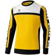 Sweat-shirt 5-CUBES Erima homme jaune/noir/blanc - 