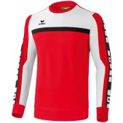 Sweat-shirt 5-CUBES Erima homme  rouge/blanc/noir - 