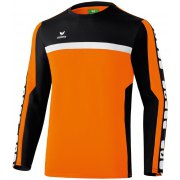 Sweat d'entraînement 5-CUBES Erima homme orange/noir/blanc - 