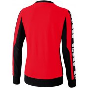 Sweat-shirt 5-CUBES Erima  femme rouge/noir/blanc - 
