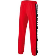 Pantalon en polyester 5-CUBES Erima homme rouge/noir - 