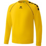 Sweat-shirt Basic 5-CUBES Erima jaune/noir - 