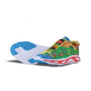 CHAUSSURES DE RUNNING HOKA ONE ONE HUAKA HOMME (Blanches, bleues, lime) - 