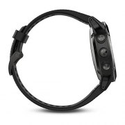 MONTRE GPS GARMIN FENIX 5 GRISE avec bracelet noir - 