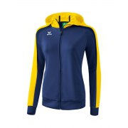 Veste d'entraînement Liga 2.0 avec capuche Erima femme bleu marine/jaune/dark navy - 