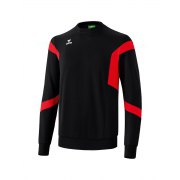 Sweat-shirt Classic Team Erima homme noir/rouge - 