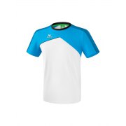 T-shirt Premium One 2.0 Erima homme blanc/bleu curaçao/noir - 