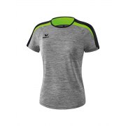 T-shirt Liga 2.0 Erima femme gris chiné/noir /vert gecko - 