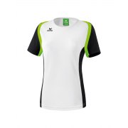 T-shirt Razor 2.0 Erima femme blanc/noir/vert gecko - 