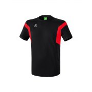 T-shirt Classic Team Erima homme noir/rouge - 