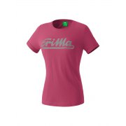 T-shirt RETRO Erima femme dahlia/grise - 
