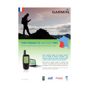 CARTE TOPOGRAPHIQUE GARMIN DVD TOPO FRANCE V3  Sud-Ouest + MICROSD/SD - 