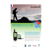 CARTE TOPOGRAPHIQUE GARMIN DVD TOPO FRANCE V3 Nord-Est + MicroSD/SD - 