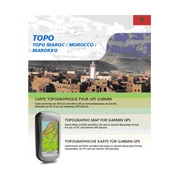 CARTE TOPOGRAPHIQUE GARMIN DVD Topo Maroc + microSD - 