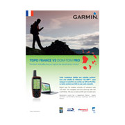 CARTE TOPOGRAPHIQUE GARMIN DVD TOPO FRANCE V3 DOM-TOM Pro - 